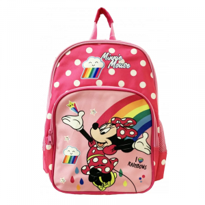 Minnie Mouse Backpack Girls Disney Minnie Mouse Rainbow Backpack Size 40 x 29 x 15 cm