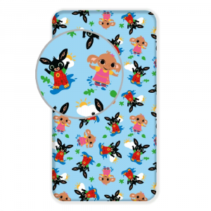 Bing Fitted Sheet Kids Bing Fitted Sheet Size 90 x 200 cm Blue