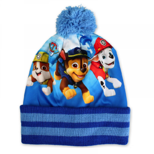 Paw Patrol Hat Boys Winter Paw Patrol Hat With Pompom Age 3-6 Years