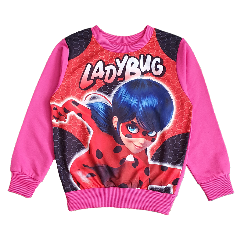 Miraculous Ladybug Sweatshirt Girls Miraculous Ladybug Sweatshirt Age 4 ...