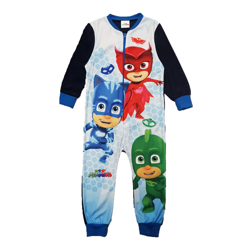 Boys PJ MASKS character all in one 5yrs nightwear sleepsuit pyjamas 18mths 