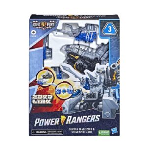 Power Rangers Dino Fury Tricera Blade & Stego Spike Zords