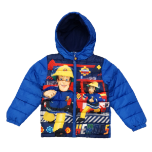 Fireman Sam Jacket Boys Fireman Sam Winter Coat Age 3-8 Years