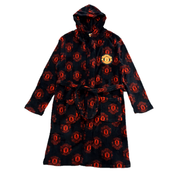 Manchester United Dressing Gown Men's Official Licence Man United