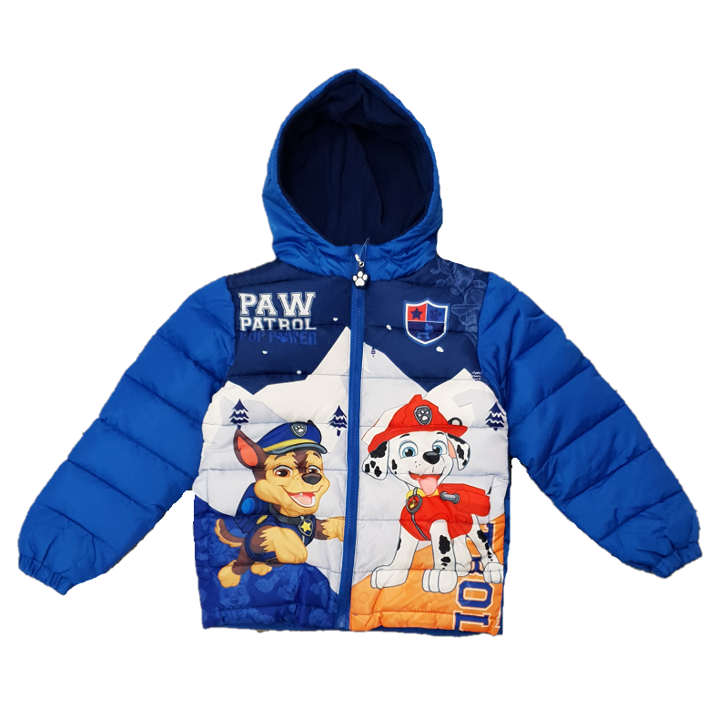 Paw Patrol Boys Toddlers Jacket Dark Blue Jacket Size 2T-5T Authentic Licensed Product 