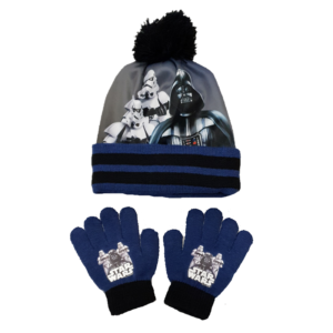 Star Wars Hat & Gloves Boys Star Wars Winter 2 Piece Hat Set Age 3-7 Years