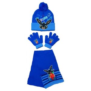 Bing Hat Gloves & Scarf Boys Bing Winter Hat Set 3 Piece Set Age 3-7 Years