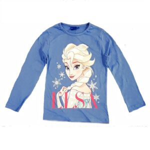Frozen T-shirt Girls Disney Frozen Long Sleeve Top Elsa Age 4-8 Years