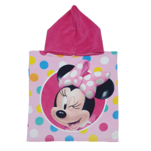 Minnie Mouse Poncho Girls Disney Minnie Mouse Poncho Towel 100% Cotton