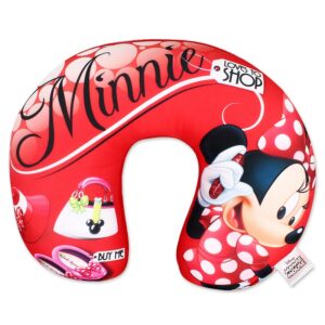 Minnie Mouse Neck Pillow Girls Disney Minnie Mouse Travel Pillow/Cushion Red