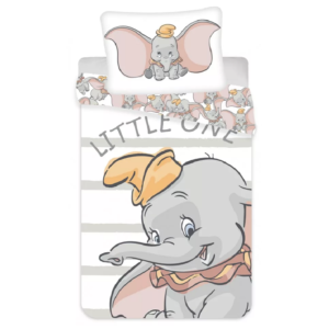 Dumbo Duvet Cover & Pillow Case Set Size 100 x 135 cm For Cot Disney Dumbo Bedding 100% Cotton