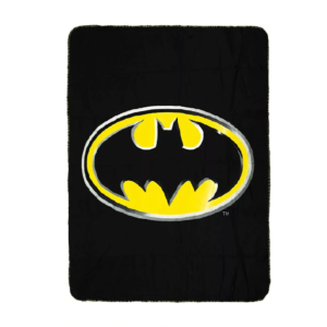Batman Blanket Kids DC Batman Fleece Blanket Black Size 100 x 140 cm