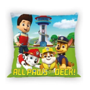 Paw Patrol Cushion Cover Paw Patrol Pillowcase Paw On Deck 40 x 40 cm