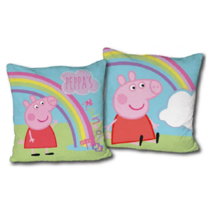 Peppa Pig Cushion Kids Peppa Pig Rainbow Cushion/Pillow Size 40 x 40 cm