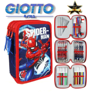 Spiderman Pencil Case Kids Spiderman Filled Pencil Case 3 Layers Stationary Set