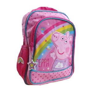Peppa Pig Backpack Girls Peppa Pig Deluxe Bag Pink 30 x 24 x 10 cm