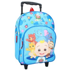 Cocomelon Backpack Trolley Kids Cocomelon Travel Bag Size 38 x 28 x 12 cm