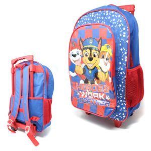 Paw Patrol Trolley Backpack Kids Blue Paw Patrol Travel Trolley Bag