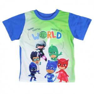 PJ Masks T-shirt Boys PJ Masks Short Sleeve T-shirt Age 2-8 years