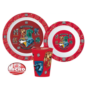 Harry Potter Dinner Set Kids Harry Potter 3 Piece Plate, Bowl & Cup Set