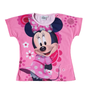 Minnie Mouse T-shirt Girls Disney Minnie Mouse T-shirt/Top Age 3-8 Years