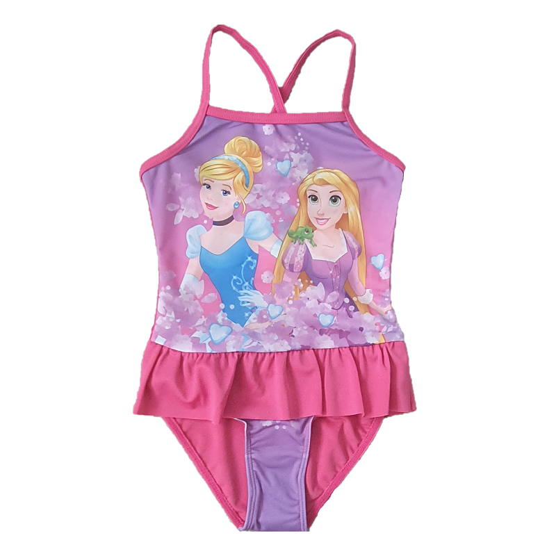 Princess Swim Suit Girls Disney Princess Swimming Costume Age 2-6 Years ...