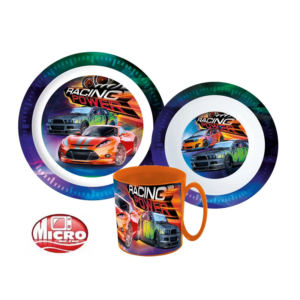 Racing Power Dinner Set Kids Racing Power 3 Piece Plate, Bowl & Mug Dinner Set