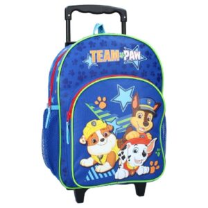 Paw Patrol Backpack Trolley Kids Paw Patrol Blue Travel Bag