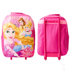 Princess Trolley Girls Disney Princess Basic Travel Trolley Bag Pink