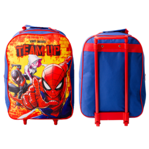 Spiderman Trolley Kids Spider-Man Basic Travel Trolley Bag Blue