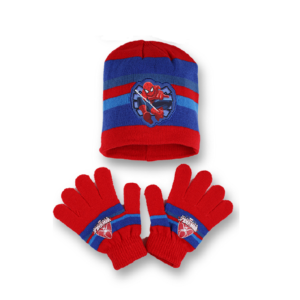Spiderman Hat & Gloves Boys Spiderman Winter Hat Set Age 3-7 Years