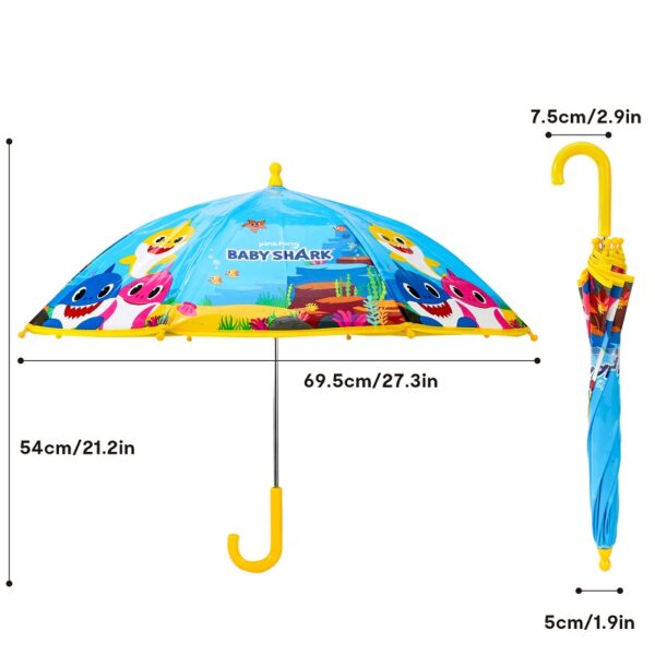 Baby Shark Umbrella Kids Baby Shark Umbrella Blue Online Character Shop