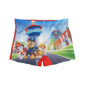Paw Patrol Swimming Boxers Boys Paw Patrol Swimming Shorts Age 3-8 Years Red & Blue