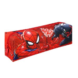 Spiderman Pencil Case Kids Spiderman Rectangular Pencil Case Size 19 x 5 x 7 cm Red