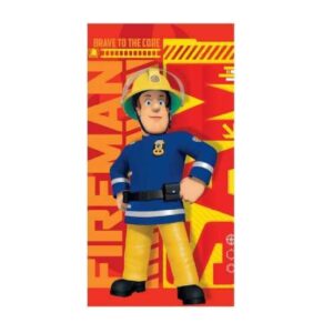 Fireman Sam Beach Towel Kids Fireman Sam Towel Size 70 x 140 cm