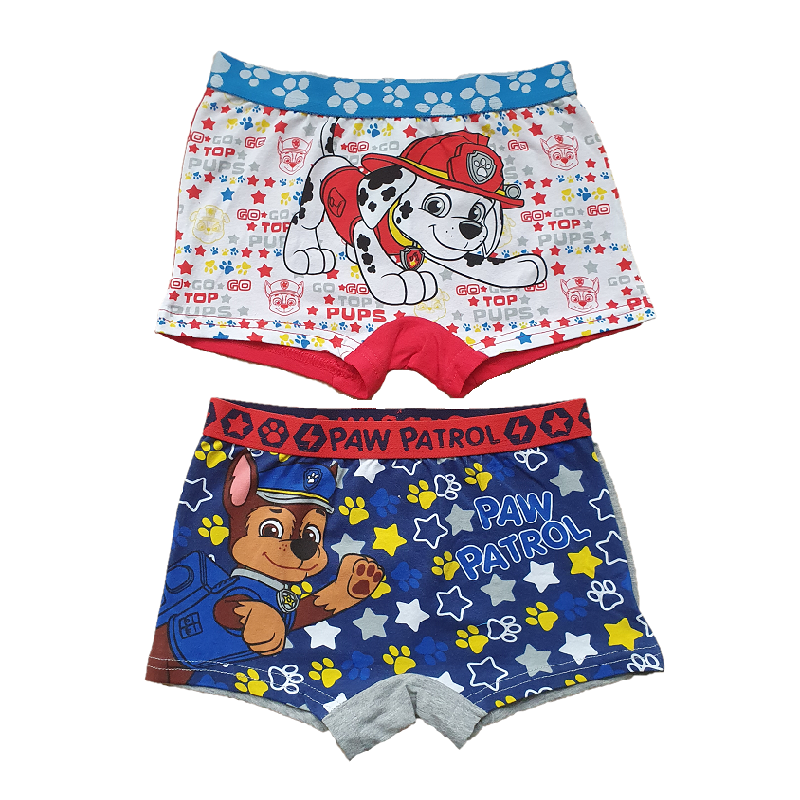 Paw Patrol Boxer Shorts Boys Paw Patrol Cotton Underwear Age 4-8 Years 2 In  A Pack - Online Character Shop