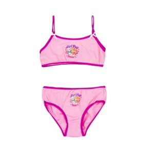 Paw Patrol Crop Top & Brief Set Girls Paw Patrol Underwear Set Age 2-8 Years Pink
