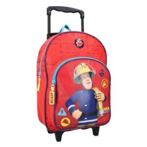 Fireman Sam Trolley Backpack Children Fireman Sam Travel Trolley Bag Size 38 x 28 x 12 cm