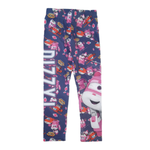 Super Wings Leggings Girls Super Wings Full Length Leggings Age 2-6 Years