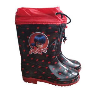 Miraculous Ladybug Wellington Boots Girls Ladybug Rain Boots Black