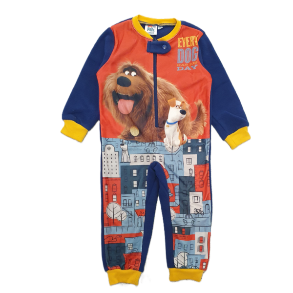 Secret Life Of Pets Onesie Boys Secret Life Of Pets Fleece All In One