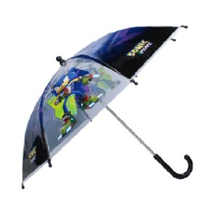 Sonic Umbrella Kids Sonic The Hedgehog Umbrella Black