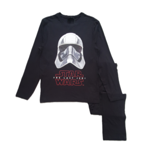 Star Wars Pyjamas Men's 2 Piece Star Wars Long Sleeve Pyjamas Size S-XL Black