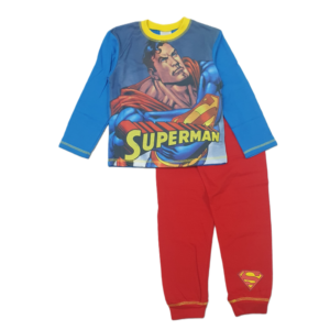Superman Pyjamas Boys DC Superman Sleepwear Set Age 4-10 Years