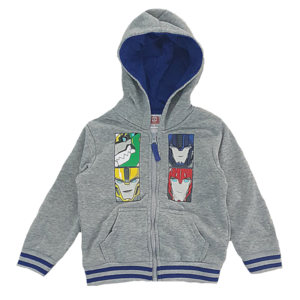 Transformers Hoodie With Zip Boys Transformers Hoodies Age 3-8 Years