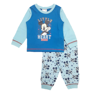 Mickey Mouse Pyjamas Baby Boys Disney Mickey Mouse Little Heart Nightwear Age 6-24 Months