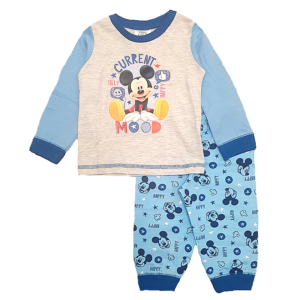 Mickey Mouse Pyjamas Baby Boys Disney Mickey Mouse Current Mood Nightwear Age 6-24 Months