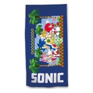 Sonic Towel Kids Sonic The Hedgehog Beach Towel Size 70 x 140 cm