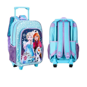 Frozen Trolley Backpack Girls Disney Frozen Travel Trolley Bag With Wheels Blue 45 x 29 x 19 cm
