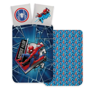 Spiderman Duvet Cover & Pillow Case Set Thiwp Kids Spider-Man Cot/Cot Bedding 100 x 135 cm 100% Cotton